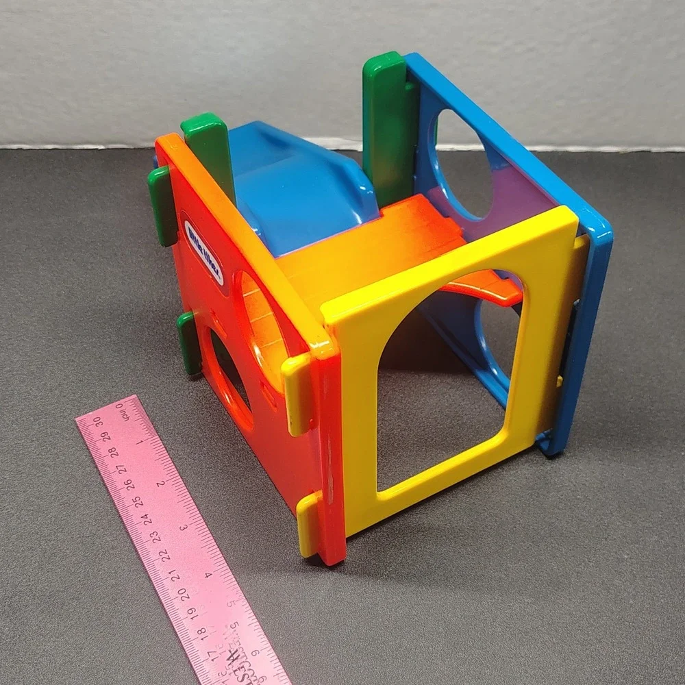 little tikes cube climb slide playground set